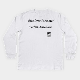 Size does not matter Kids Long Sleeve T-Shirt